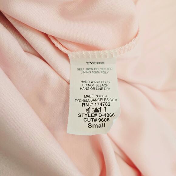 NWT The Impeccable Pig Champagne Pink Silver Plisse Slip Dress Shimmer Size S - Picture 8 of 10